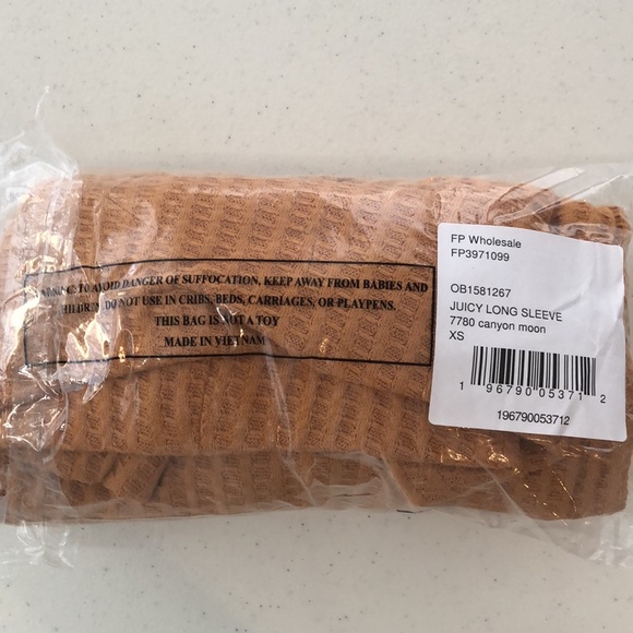 NWT Free People Juicy Long Sleeve Top in Canyon Moon - Picture 9 of 10